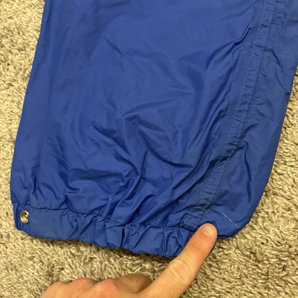 Vintage North Face Brown Label Gore-Tex Shell Pants Made In USA Blue Medium 80's